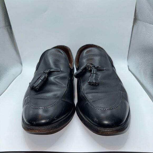 Allen‎ Edmonds Mens Saratoga Grayson Tassel Shoes 10.5D Black Leather Loafers main image 6